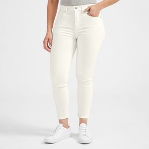 Everlane High-Rise White Skinny Jean sz 32 Ankle
